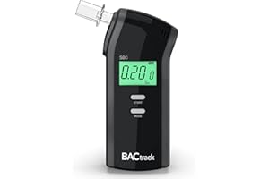 BACtrack Etilometro S80, Precisione di Livello Professionale, Approvato DOT & NHTSA, Approvato FDA 510(k), Etilometro Portatile per uso Personale e Professionale
