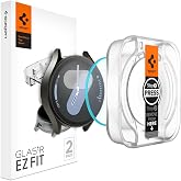 Spigen Galaxy Watch 7 (44mm) ile Uyumlu Kolay Kurulum Cam Ekran Koruyucu GLAS.tR EZ Fit HD (2 Adet) Şeffaf - AGL08493 (Spigen