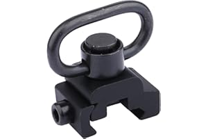 Dophee Tactical QD rapido sgancio rapido Rilascio Girevole Supporto Sling Adatta tessitore di 20mm Rails