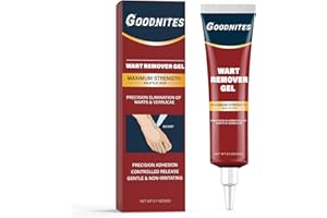 GOODNITES Wart Remover Gel, Fast Acting & Effective for Common and Plantar Warts, Precise Positioning, Non-Drip, Easy to Apply, Safe for Sensitive Skin, 0.7oz(20g)
