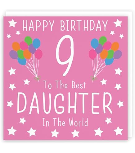 9th Birthday Card Age 9 For Girl Cupcakes