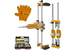 DUEBEL Door Lock Hole Opener Kit for Installing Doors Lock Mortiser Kit for Wooden Door Lock Jig Mortising Machine Door Lock Installation Kit Jig Mortise Machine Door Hinge Jig + Lock Tongue Opener