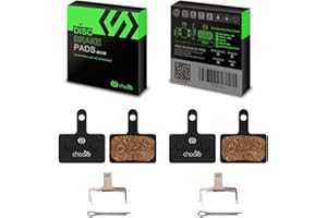 Chooee 2 Pares Pastillas de Freno para Shimano B01S M315 M355 M365 M375 M395 M396 M415 M416 M445 M446 M447 M465 M475 M485 M486 M495 M505 M510 M515 M525 M535 M575 （ Resina，Semimetálica，orgánico）