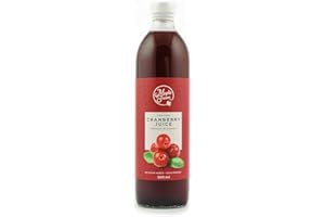 MapleFarm - 100% puro succo di mirtilli rossi Canadesi 500 ml (Confezione da 1) - Cranberry - Concentrato di Mirtillo rosso - Cranberry juice