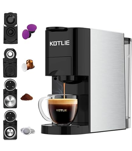 Macchina Per Caffè Espresso Innoliving INN-789 4 In 1 - Compatibile Con Cialde, Capsule (Nespresso, Dolce Gusto) E Caffè Macinato - Foto 3