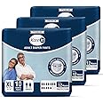 KareIn Premium Adult Diaper Pants, Extra Large 100-150 Cm (40"- 59"), 30 Count, Unisex, Leakproof, Elastic Waist, Wetness Indicator, Pack of 3