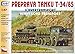 Produktbild SDV LKW Truck Tatra T 813 8x8 Kolos Anhänger P50 und Panzer T34 Modellbau Kunststoff Modellbausatz 1:87 H0