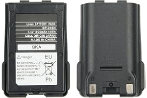 VINEYUAN 7.4V 1900mAH ICOM BP-245H BP-245N Batería para Icom IC-M71 IC-M72 IC-M73 Batería de Repuesto para radios VHF bidireccionales