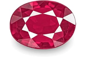 LMDPRAJAPATIS Rubin Edelstein Labor zertifiziert, natürlich, Top-Qualität, 100% echter, ovaler Rubin, loser Stein, 3,5 Karat, natürlicher Rubin, Rubin, Natürlicher Rubin, Rubin