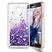 Produktbild Samsung Galaxy A3 2016 Hülle,LK Fließen Flüssig Bling Dynamisch Glitzer TPU Anti-Rutsch Kratzfest Silikon Schutzülle Schale Kreativ Luxus Shiny Glanz Glitter Sparkle Schale Etui Tasche Cover Beschützer für Samsung Galaxy A3 2016 - Purple
