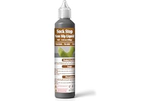 EIGTWEN Black Sock Stop Anti Rutsch, 100g Sockenstopper Flüssig Wasserdicht bietet Anti-Rutsch-Schutz für alle Arten von Oberflächen, Geeignet für Kleiderbügel, Teppiche und Badezimmermatten