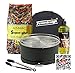 Produktbild Feuerdesign MAYON Tischgrill Farbe ANTHRAZIT Set inkl. Grillzange, Tasche, Holzkohle, Brenngel