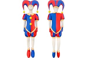 Suffolly Amazing Digital Circus Costume 8 Styles Kids Pomni Jumpsuit Pomni Costume Fancy Dress Digital Circus Outifit for World Book Day,Carnival Halloween