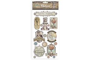 STAMPERIA INTERNATIONAL, KFT DFLCB16 Chipboard cm 15x30-Sir Vagabond, 15cmX30cm