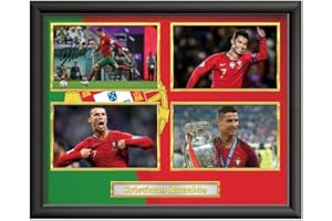 LEVVIYE Portugal Cristiano Ronaldo signiertes Poster Autogramm Foto Bild 25,4 x 20,3 cm ungerahmt Dekorationen Geschenke Erinnerungsstücke