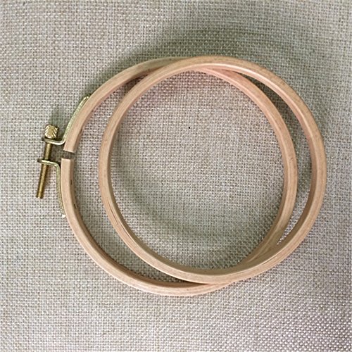 4,1-Zoll-Kreuz-Stich-Holzstickrahmen Kreis Craft – 10,5cm - 3