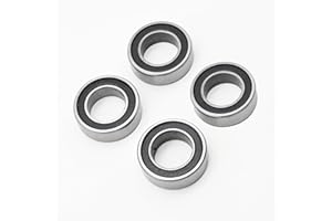 AYHYHLJZJ Roulement de brouette F6003 20 x 35 x 11 mm, 4 pièces, bride de roulement à billes F6003-20-2RS de haute qualité, pour diables, chariots de jardin, machines,