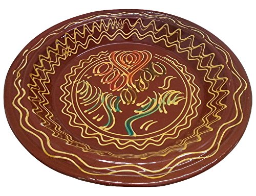 Etnico Arredo Ethnique ameublement Plat couscousier Couscoussier 10/12 portions Original du Maroc en Terre Cuite Artisanale Peinte à la Main Cuisine Arabe Marocaine