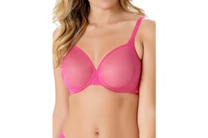 Gossard Damski biustonosz z błyszczącymi uszami i fiszbinami, Paradise Pink, 80D