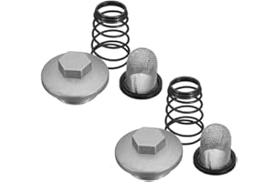 DFUERDIVN GY6 50cc 125cc 150cc Oil Drain Plug for Moped Scooter Baotian Benzhou Taotao QMB139 157QMJ Engine Oil Drain Spring Screws - pack of 2