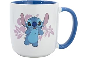 STOR Lilo & Stitch Tasse Stitch pink Flowers 385 ml