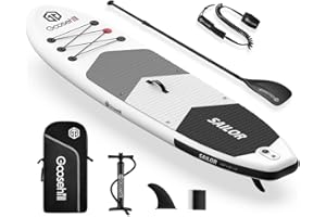 ‎GOOSEHILL Goosehill Aufblasbares Stand Up Paddling Board, Premium SUP Board Set, Größe 10'6'' x 32" x 6", Muster Kann Benutzerdefiniert Werden