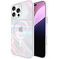 Case-Mate iPhone 16 Pro Max Case [Compatible with MagSafe] - Stylish Iridescent Phone Case with 12ft Drop Protection - Premium Magnetic Cover for iPhone 16 Pro Max - Soap Bubble