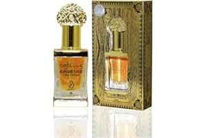 BUSINESS SQUARE BS Olio profumato Khashab & Oud Gold Attar arabo 100% Olio Senza Alcool, Muschio Halal Per Uomo e Donna Fragranza a Lunga Durata, Flacone Applicatore Stick 12ML, Note: Oud, Lampone, Caramello, Muschio