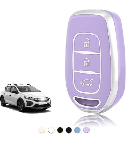 Coque De Clé De Voiture Pour Renault Et Dacia - Alliage De Zinc + Cuir PU, Compatible Kangoo, Clio, Captur, Duster, Etc.