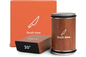 SOUTH AREA Professioneller Messerschärfer, Diamant- und Keramikscheiben für präzise und langlebige Schärfe, unverzichtbares Werkzeug für Köche und Hobbys