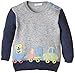 United Colors of Benetton Baby-Boys Car Knitted Jumper, Grey, 6-9 Months (Manufacturer Size:6-8 Months)