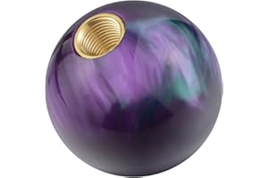 Padaodao Resin Gear Knob Ball Shift Lever Stick Handle Shifter Head for Most Manual Transmissions Vehicle SUV Truck Cars, Purple Gradient