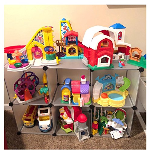 LANGXUN Tamaño y Altura Ajustables Libres del Patio de recreo para