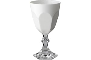 Mario Luca Giusti 6 Verres à pied Blancs Produits en Italie