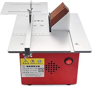 Sega Da Tavolo Professionale 1400W - Taglio Dritto 90° E Obliquo 0-45°, Motore In Rame, Per Falegnameria - Foto 11