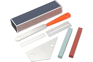 AGATIGE Kit de Herramientas de Luthier Para Guitarra, Juego de Herramientas de Pulido de Guitarra con 2 Juntas Guitarra Pulido Nivelación Accesorios de Reparación para Guitarra Acústica