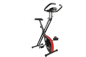 ‎FJOERDESPORTS Fjoerdesports faltbarer Fahrradtrainer, Heimtrainer, Fitnessfahrrad LCD Trainingscomputer, klappbarer Hometrainer, inklusive Pulsmessung, maximales Benutzergerwicht 110 kg, 8 Widerstandsstufen