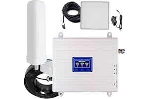 AYISSMOYE Amplificateur de signal mobile Triband, GSM 4G 3G 2G LTE WCDMA (bande 1/3/20 800/1800/2100 mhz)