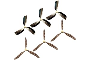 ZKFSIE Replace Feather Toy, 6PCS Cat Wand Toy Refills with Natural Feathers, Interactive Play Attachments for Indoor Cats, Durable Replacement Feathers for Cat Teaser Wands