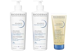 PARAVOSTRA Atoderm | Atoderm Intensive Baume 2x500ml + Atoderm Huile 100ml Offerte | Anti-démangeaisons | Apaisant et Nourrissant | Nettoie et Protège