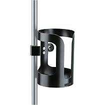 K&M 131 Notenablage – Anklemmbar Bis 30 Mm Rohr, Zusammenklappbar, Schwarz