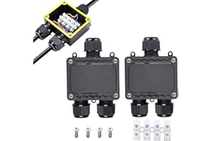 CTRICALVER IP68 wodoodporna puszka przyłączeniowa / 3-drożne złącza kablowe / M25 dławik kablowy Ø 9mm-12mm/skrzynka przyłączeniowa typu Y