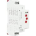 DEWIN GRT8-M1 Time Delay Relay Multifunctional GRT8-M1 Multifunctional Delay Time Relay with 10 Functions DIN Rail Mount AC 220V