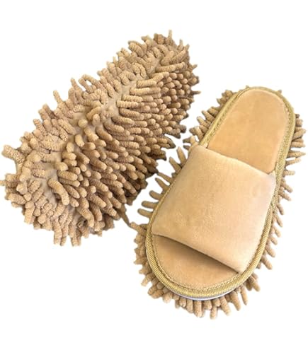 Tofficu Pantoufles En Microfibre Pour Nettoyage Du Sol - Pantoufles De