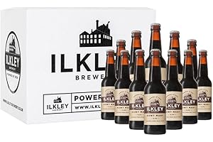 Ilkley Brewery Alcohol Free Beer Nowt Mary Stout | Non-Alcoholic Coffee Milk Stout 0.5% ABV | 12 x 330ml Bottles | Low Carb, Low Calorie Zero Alcohol Beers | Local Yorkshire Craft Ale