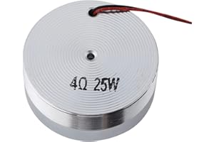 Cocoarm Bass Shaker Resonance, 50MM 2 Pouces Haut-Parleur de Résonance Toutes Fréquences Haut-Parleur de Résonance Vibration Ronde pour équipement Lecture Sonore et Sound Expand (4Ω 25W)