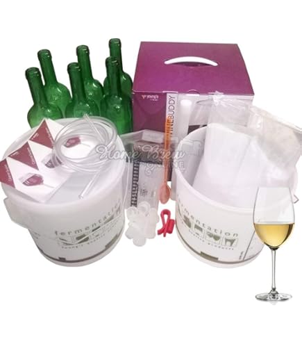Starter Wine Making Set - Solomon Strawberry 6 Bottle Size Country Wine