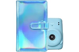 Instax Mini Photo Album 96 Pockets MUZIRI KINOKOO Album for Suitable for Fuji Instax Mini 11/8/9/7s/25/70/90/ EVO Instant Camera (Blue)
