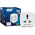 SMARTMESH 10A Smart Plug powered by Jio IoT with Energy monitoring- Suitable for small appliances like Electric Kettle, Speaker, TV, Mobile and Laptop Chargers (Works with Alexa and Google Assistant)