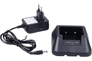 Mengshen Baofeng Caricabatteria Desktop Charger Li-Ion Charging for UV-5R 5RA 5RB 5RC 5RD 5RE 5REPLUS UV-6R BF-F8 Radios (BL-5 And BL-5L) UV-5R_C5